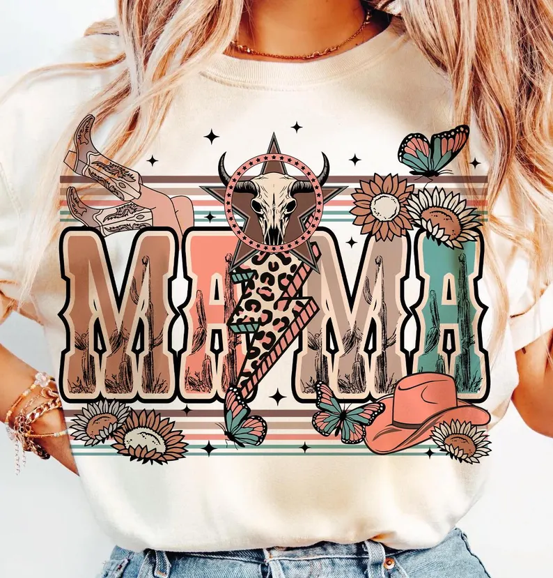 Cowboy Gift For Mom T-shirt