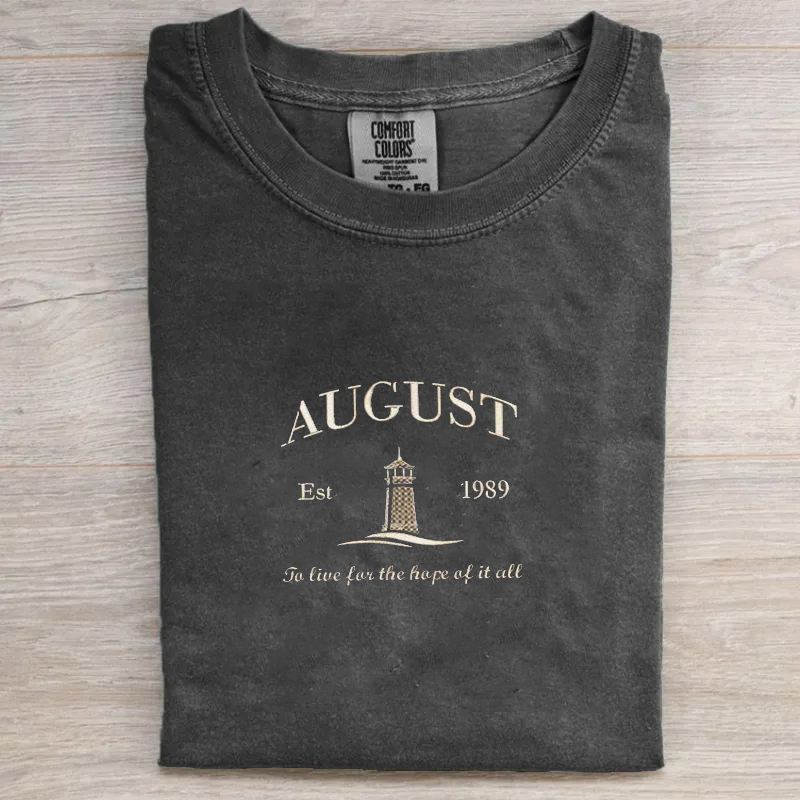 August Embroidered T-shirt