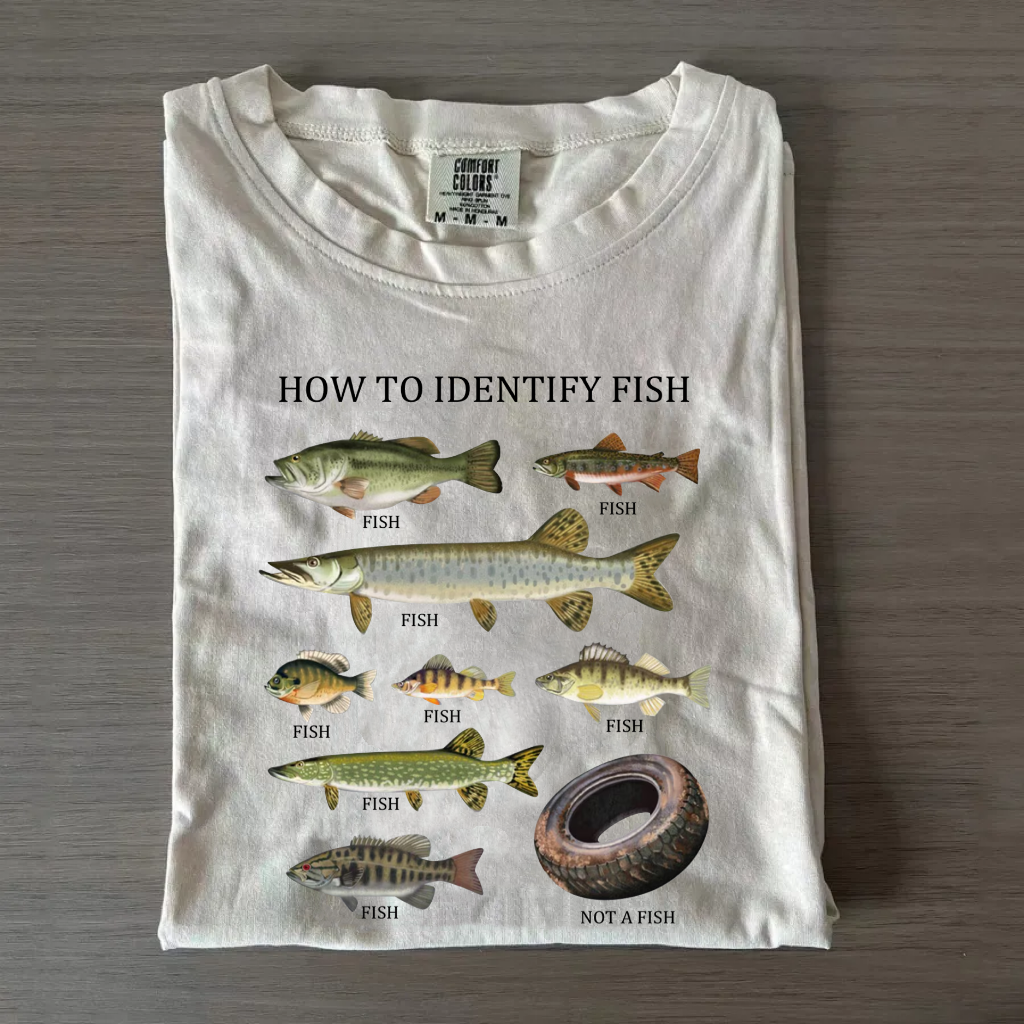 HOWTO IDENTIFY FISH T-shirt