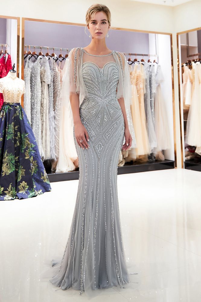MAXINE | Mermaid Sweetheart Illusion Neckline Sequins Beading Evening Dresses