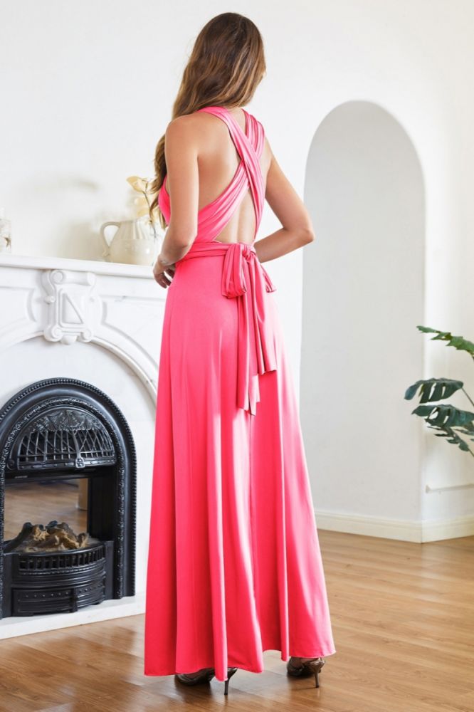 Infinity Dress Bridesmaid Dress Multi-way Twist Wrap Dress for Women