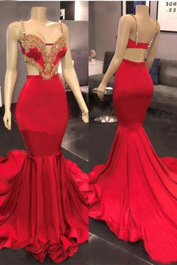 Charming Sweetheart Mermaid Prom Evening Dress