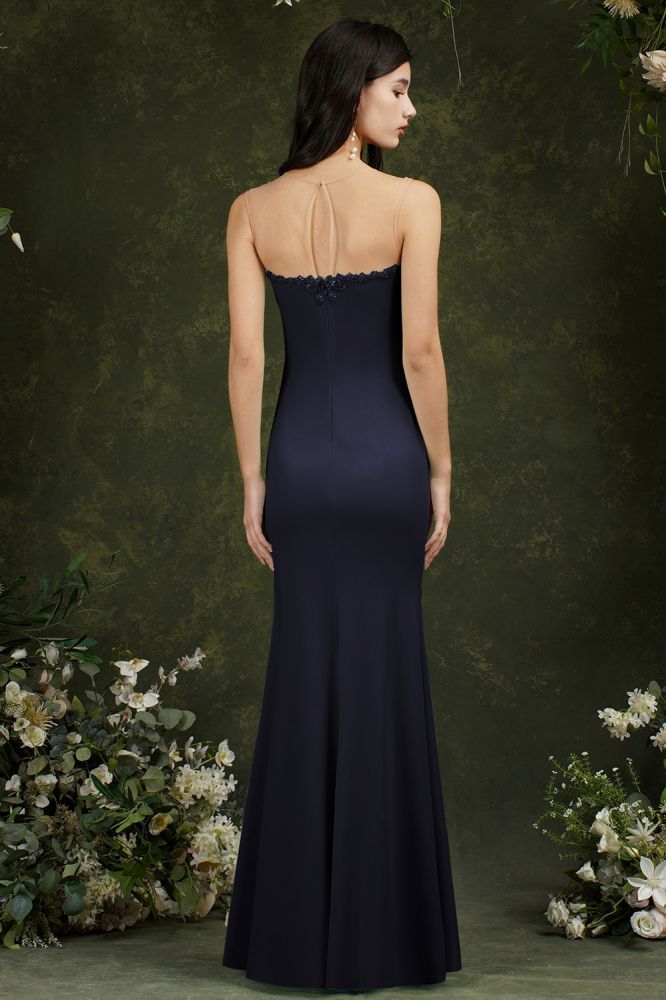 Sweetheart Floral Lace Tulle Meermaid Long Prom dress