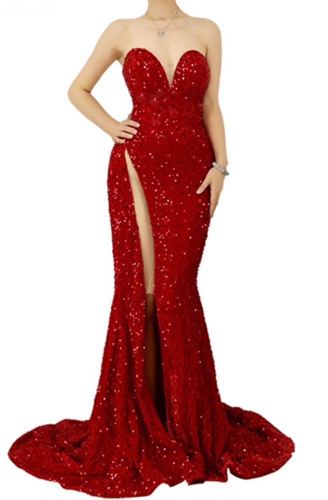 open lace back dress Scarlet Red Dress– Teuta Matoshi main image 0
