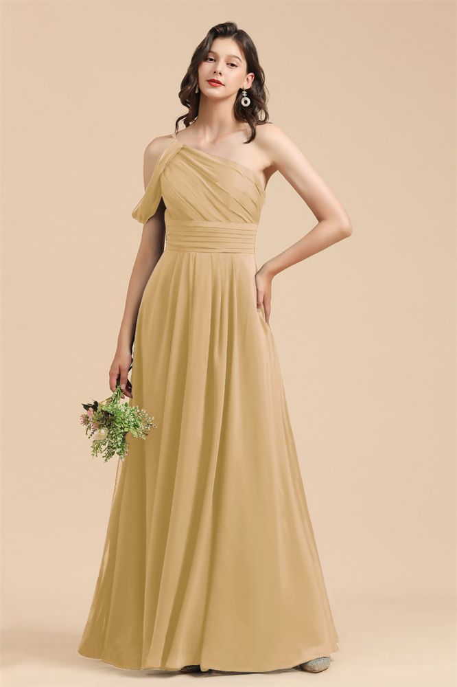 Navy Blue Plus Size Bridesmaid Dresses One-Shoulder Engagement Robe Birthday Gift for Women