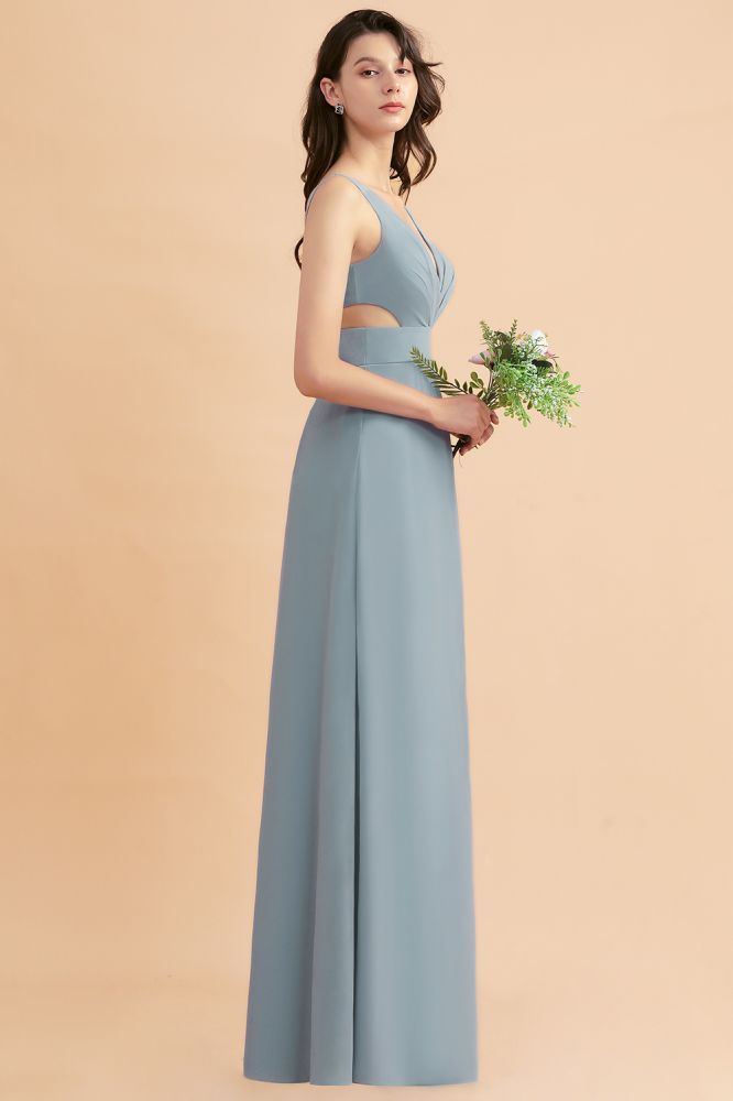 Dreamful V-Neck Sleeveless Aline Wedding Party Dress