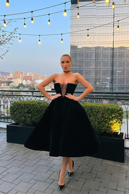 Pink Sweetheart Puffy Princess Short Prom Dresses