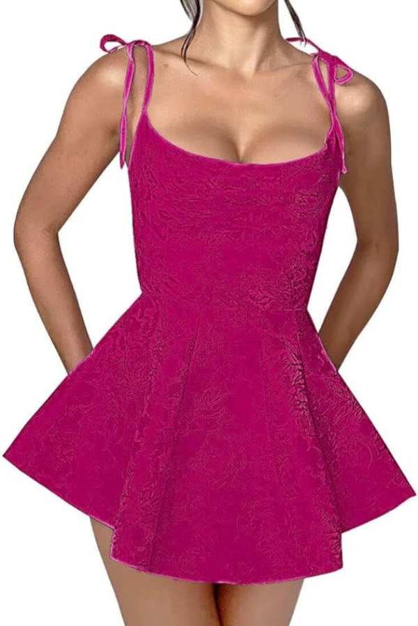 Amazing Ruffle Satin Short Party Dress Strapless Mini Homecoming Dress