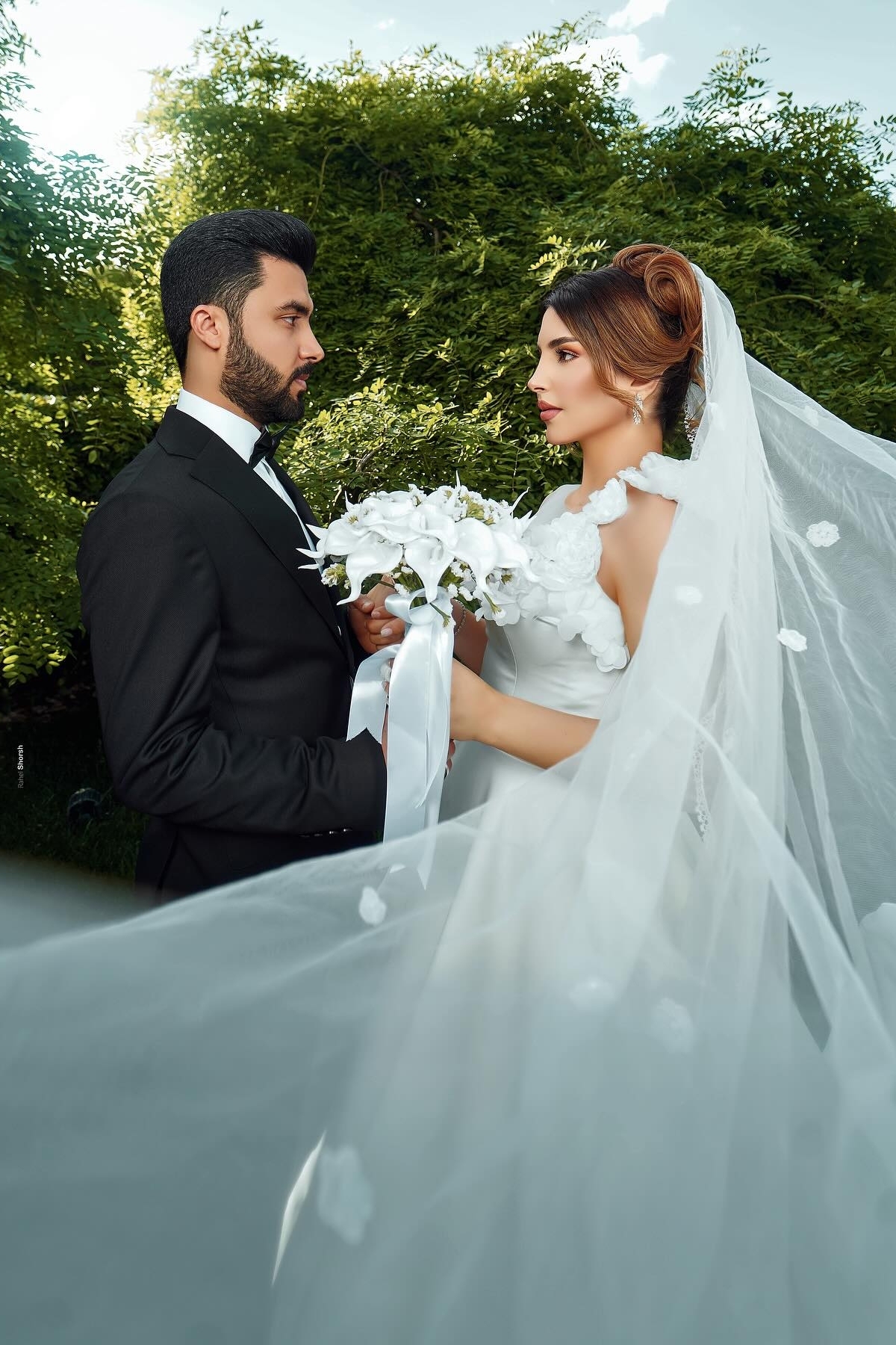 Unique One Shoulder Satin Appliques Lace A-Line Wedding Dresses