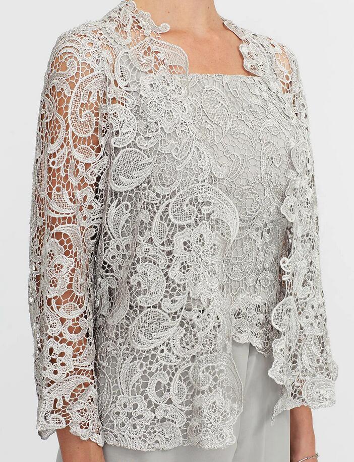 Modern Chiffon Mother of the Bride Dress Jumpsuit Wedding Wear