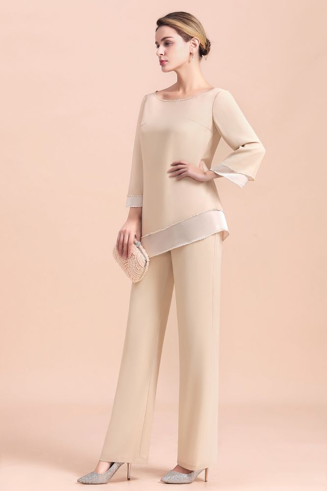 Long Sleeves Mother of the Bride Dress Jumpsuit for Wedding Party Wear