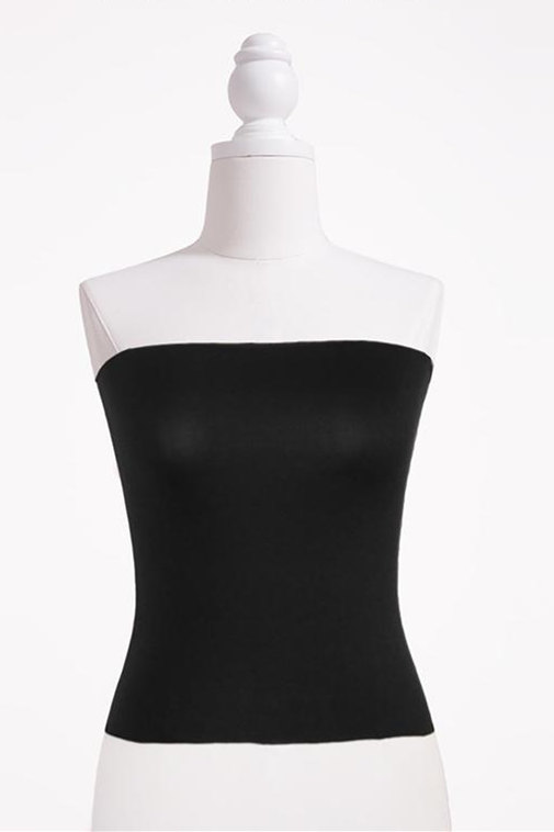 Bandeau Bikini Top for Women Solid Crop Bandeau Top