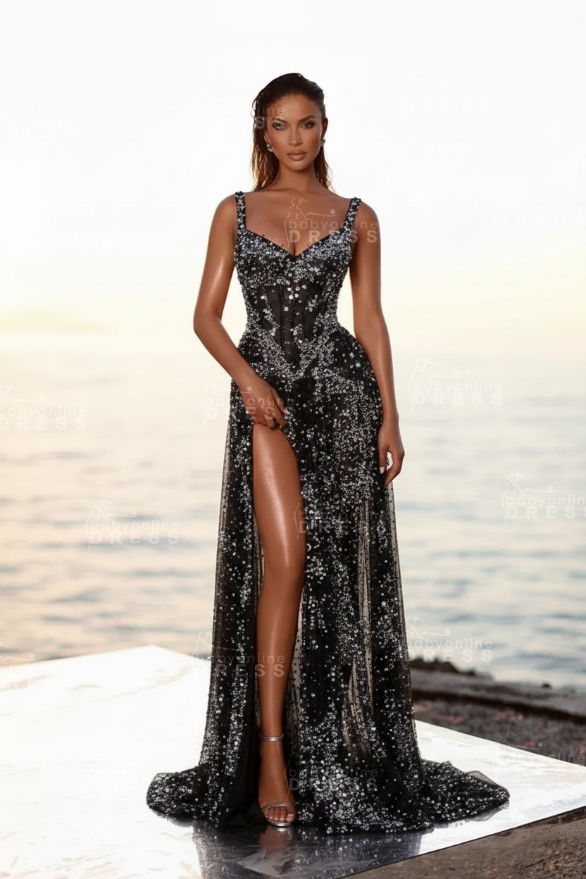 black formal dress with gloves Avenelle Maxi Size:54 Regular Jacket Made from delicate lace 260 Long Black Dress With