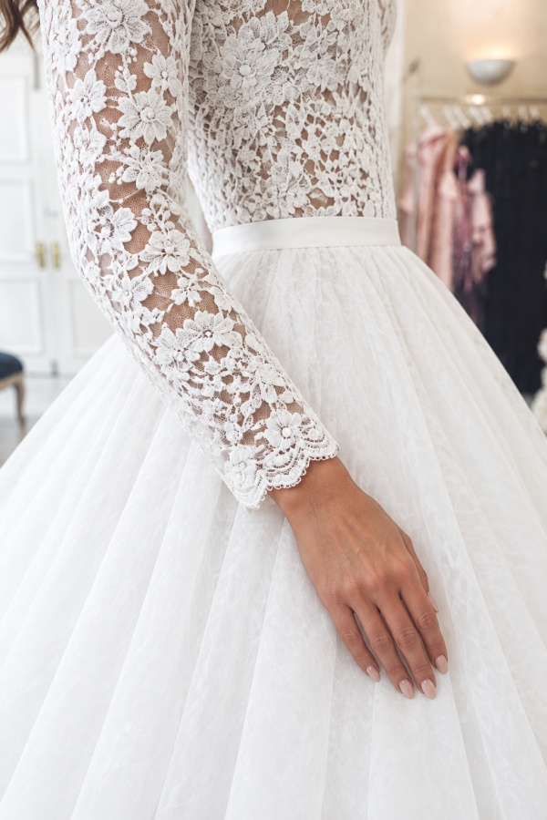 Bohemian Long sleeve 2 in 1 Summer Beach High Low Wedding Dress