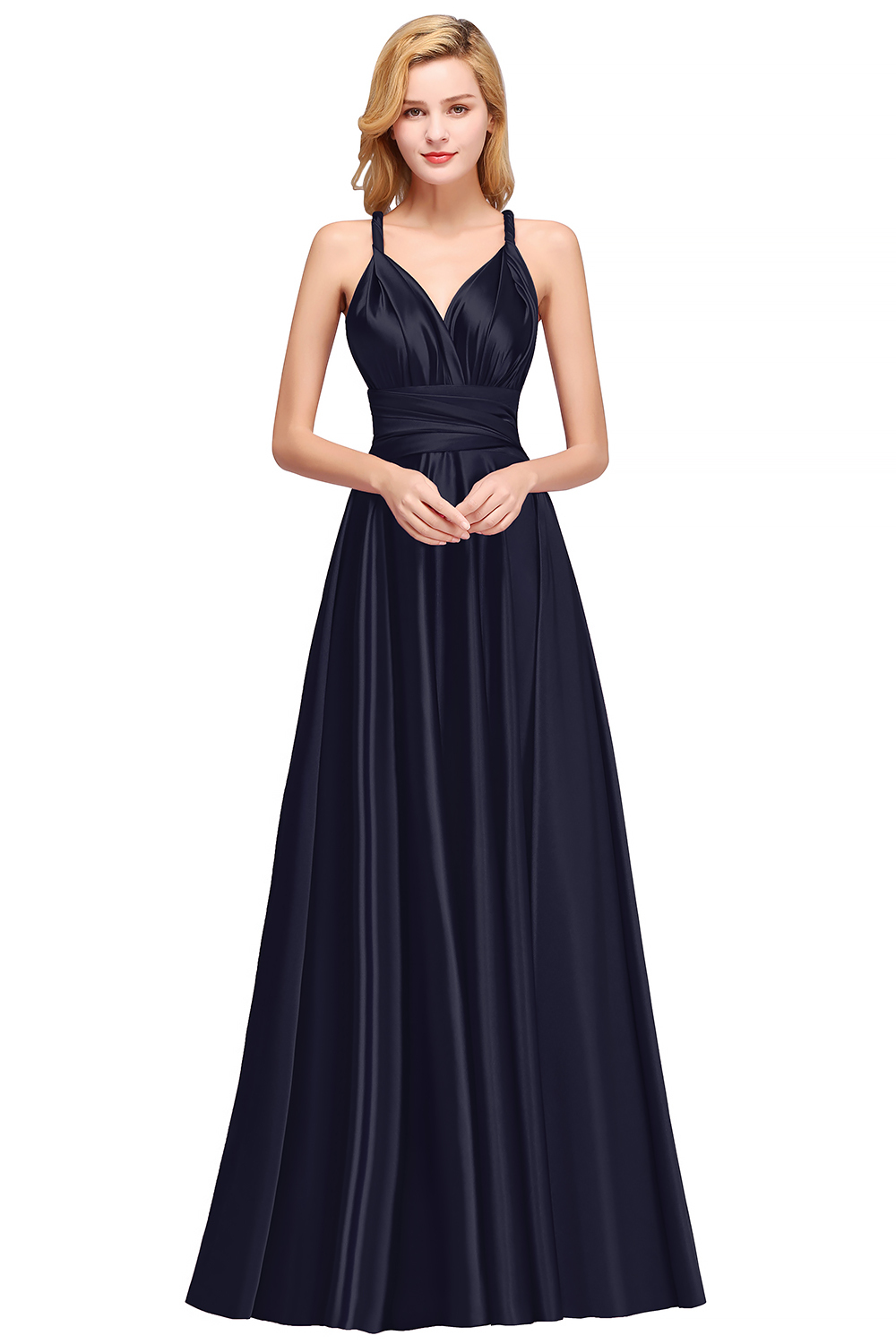 Ruffle Aline Bridesmaid dresses infinity dresses convertible gowns
