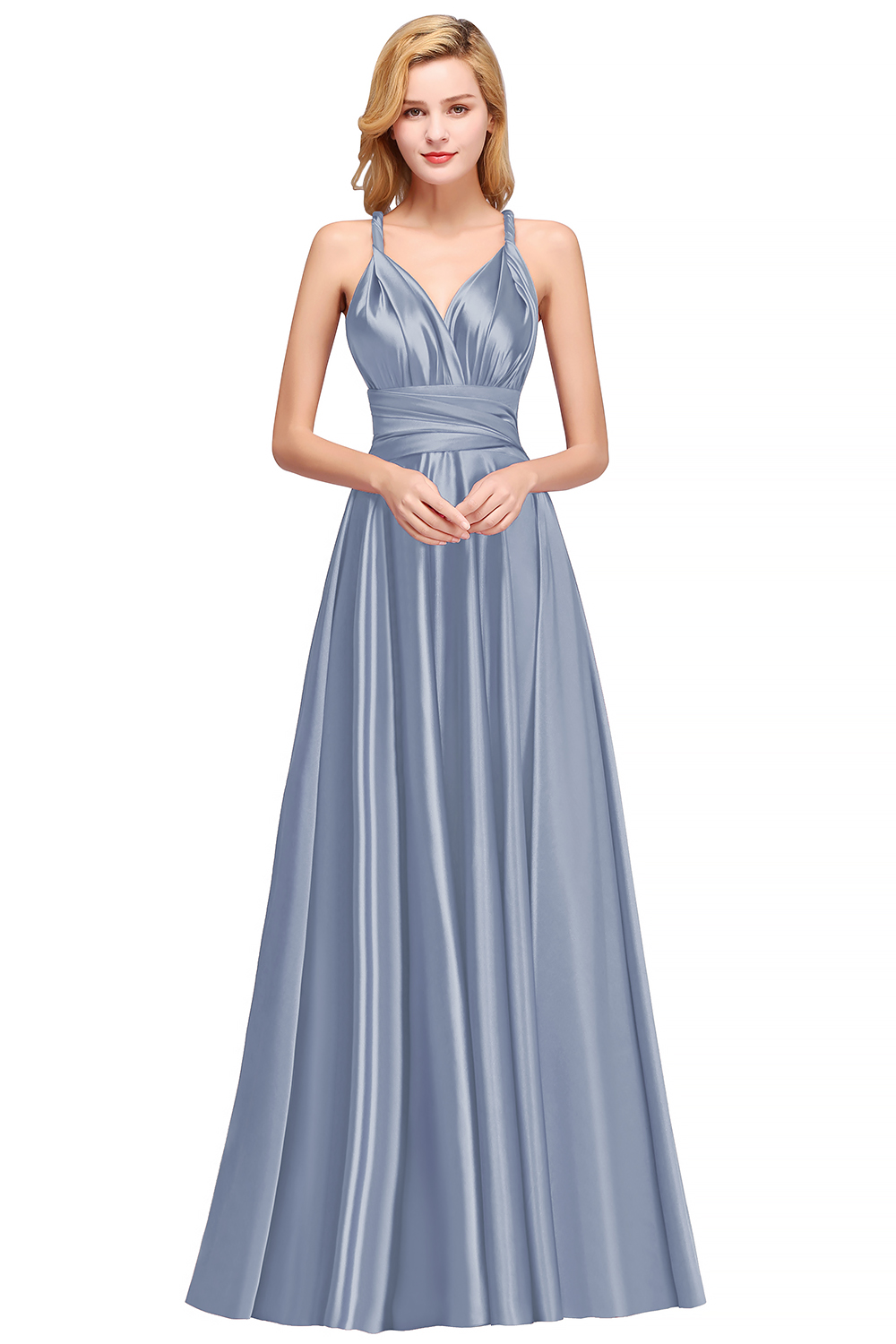 Ruffle Aline Bridesmaid dresses infinity dresses convertible gowns