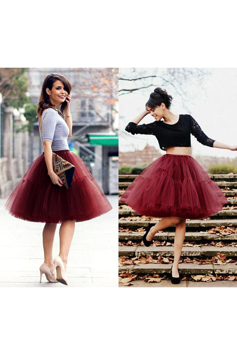 White puffy one size petticoat skirt for celebrating festivals
