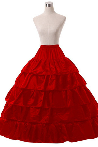 Cute Taffeta Scalloped Edge Ball Gown Party Petticoats