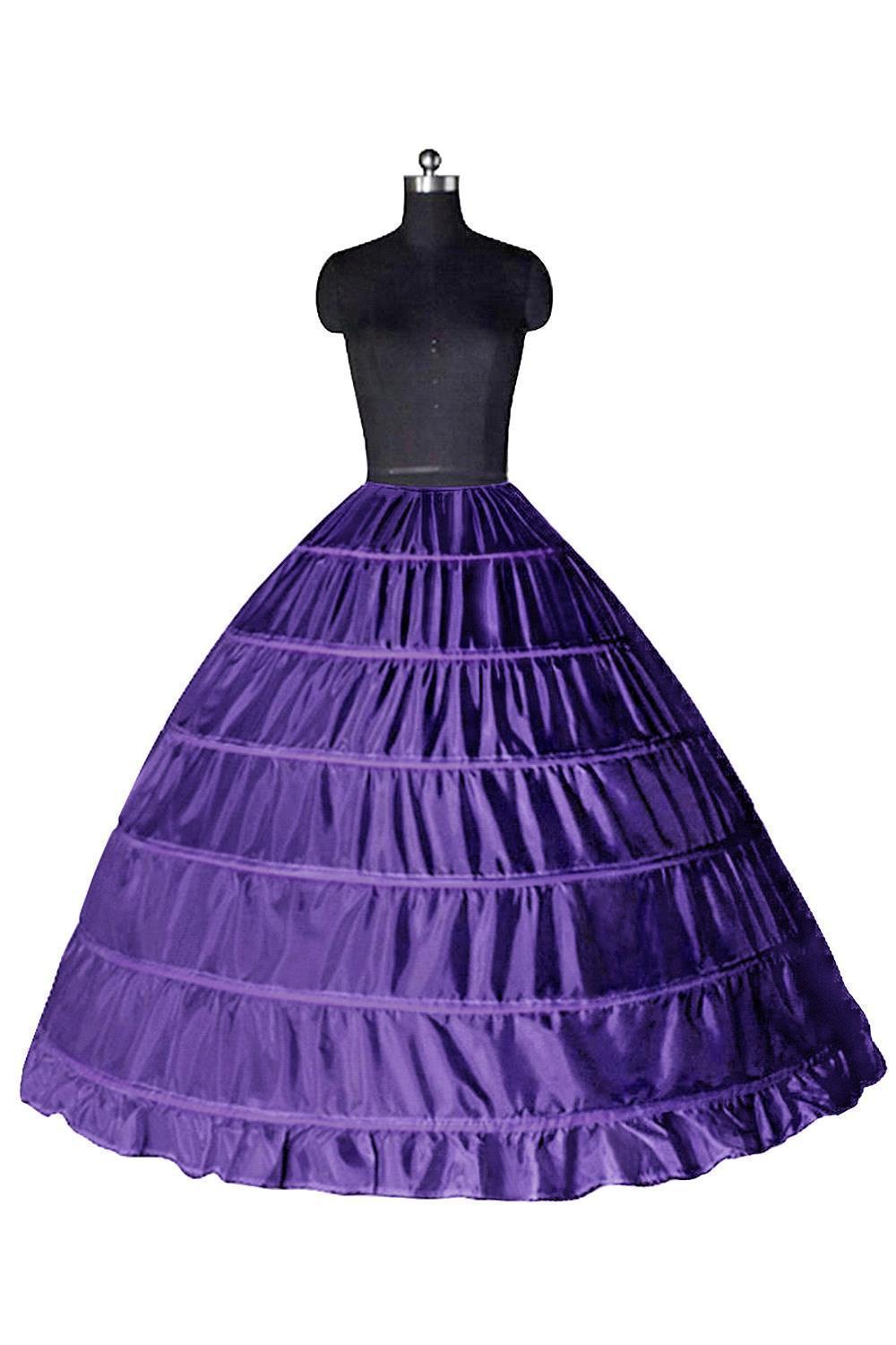 Colorful Taffeta Ball Gown Party Petticoats