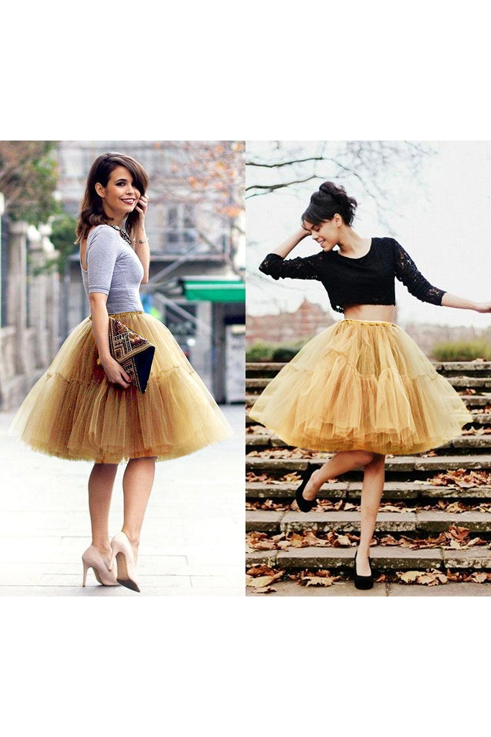 White puffy one size petticoat skirt for celebrating festivals