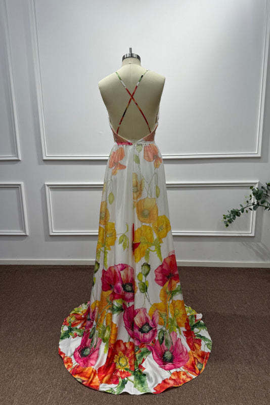 Charming Halter Sleeveless Sequined A-Line Prom Dress - Prom Dresses