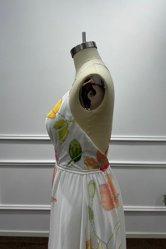 Charming Halter Sleeveless Sequined A-Line Prom Dress - Prom Dresses