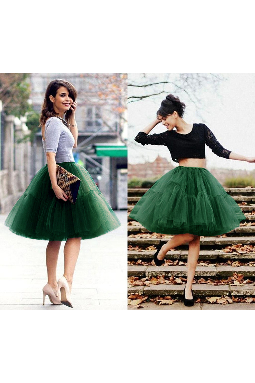 White puffy one size petticoat skirt for celebrating festivals