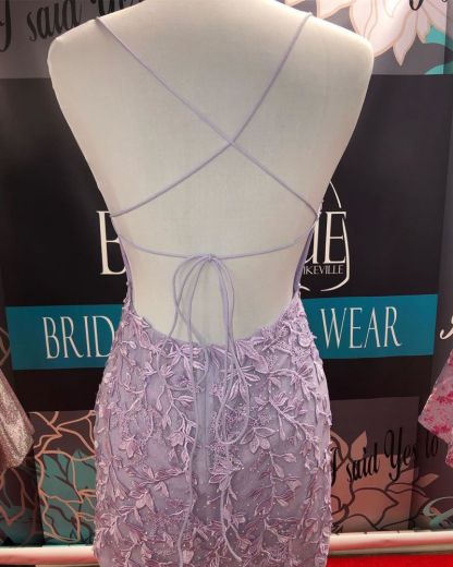 Affordable Spaghetti Straps Lace Short Homecoming Dress | Chic Sleeveless Bodycon Mini Cocktail Dress-Babyonlinewholesale