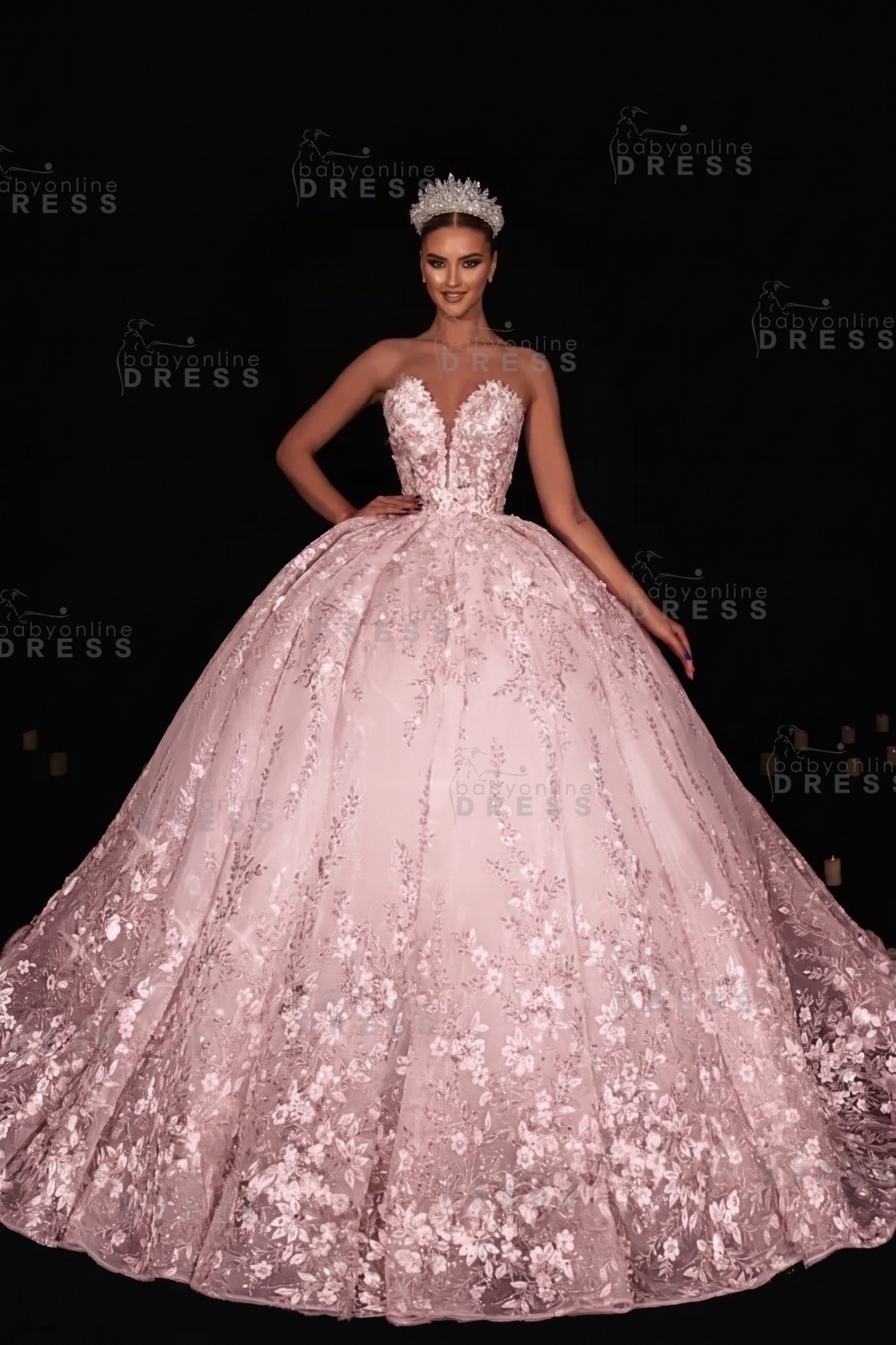 Gorgeous Sweetheart Ball Gown Glitter Patterns White Bridal Dresses Sleeveless