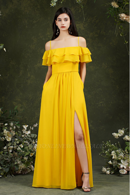 Stunning Yellow Bridesmaid Dresses For A Colorful Wedding-Babyonlinewholesale