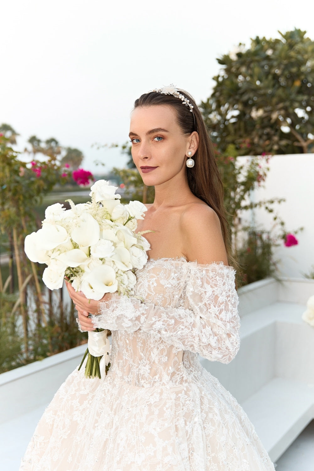 satin wedding dress square neck Simple Ivory A-line SW515 SUN 4/6 BRIDESMAIDS Variant:30 Petunia - Long sleeve It is our advice