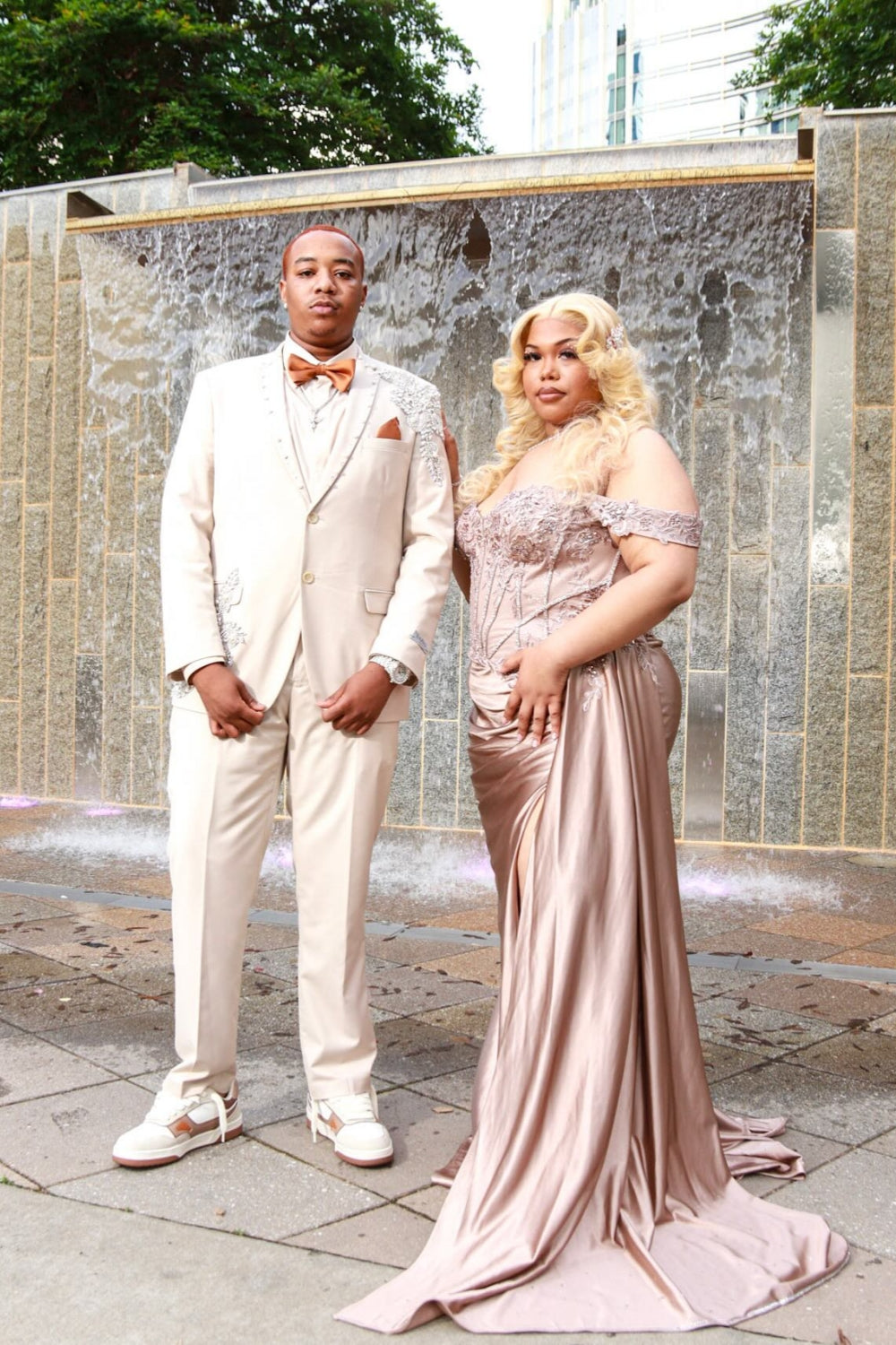 Off-the-shoulder Satin Mermaid Prom Dress Front Split Long Evening Dress