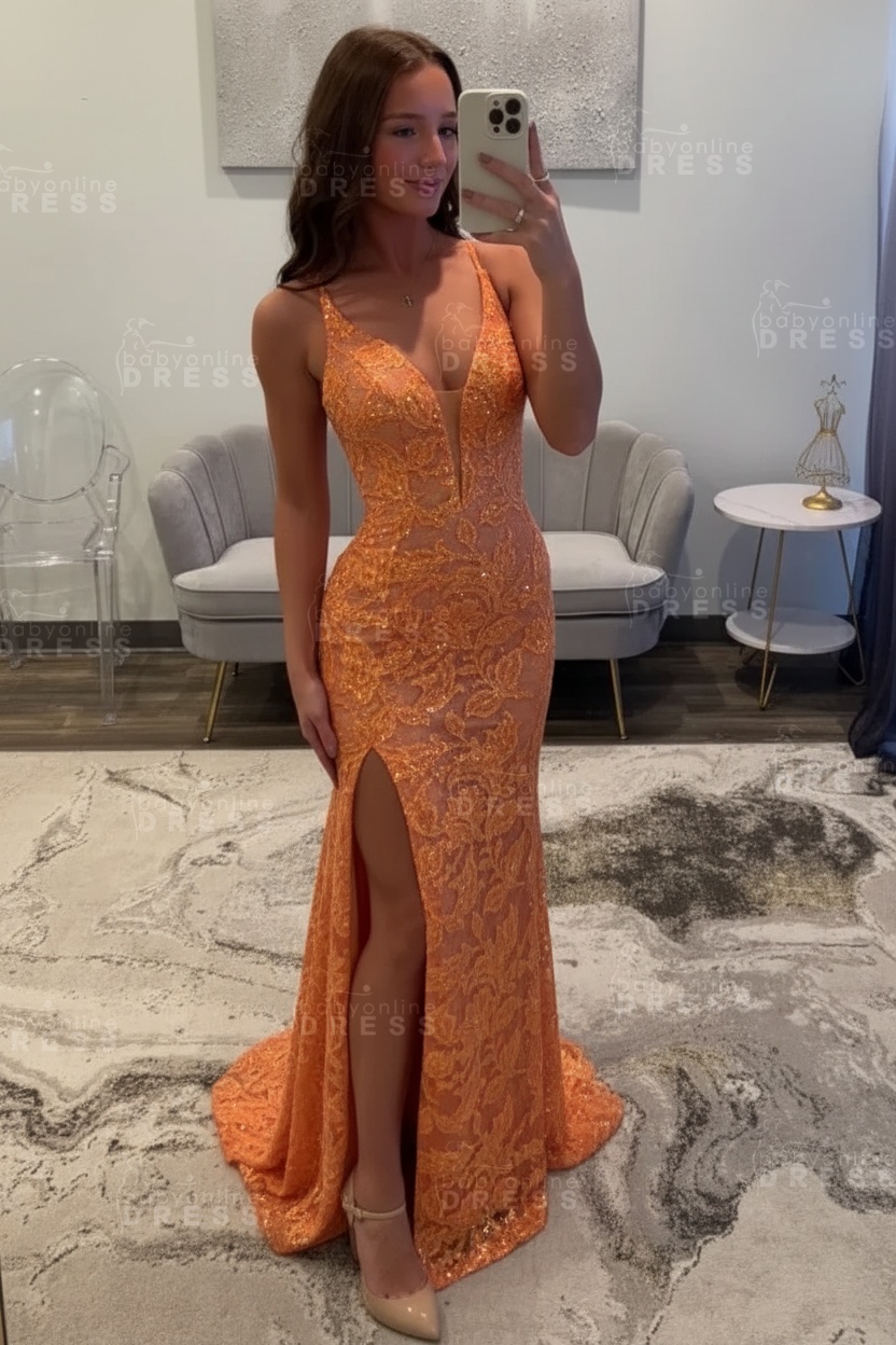 Sexy Glitter Black Prom Dress High Split Prom Dress Sleeveless