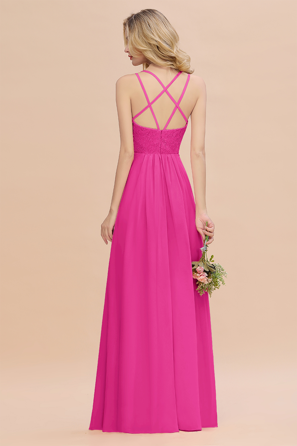 Sweetheart Aline Lace Party Dress Sleeveless Bridesmaid Dress with Side Slit