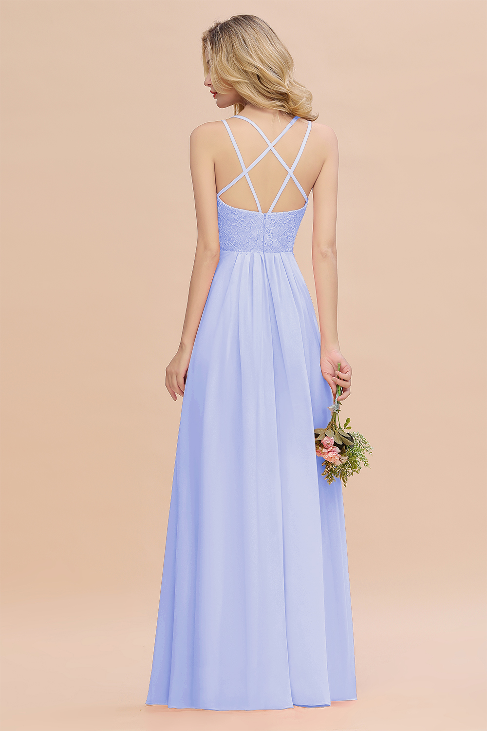 Sweetheart Aline Lace Party Dress Sleeveless Bridesmaid Dress with Side Slit