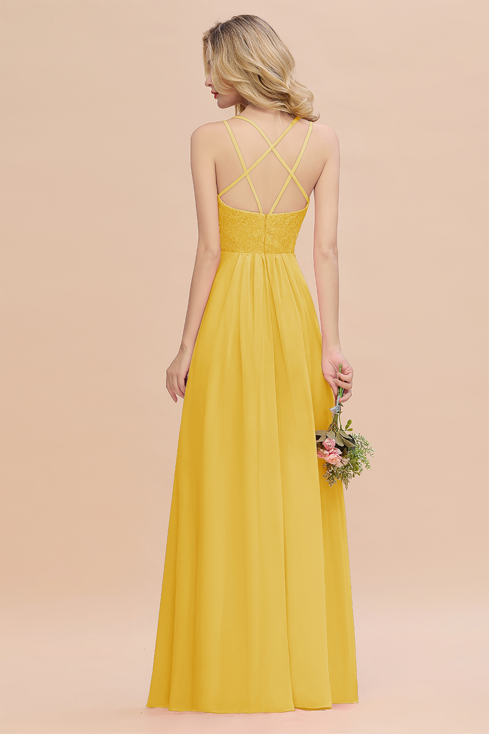 Sweetheart Aline Lace Party Dress Sleeveless Bridesmaid Dress with Side Slit