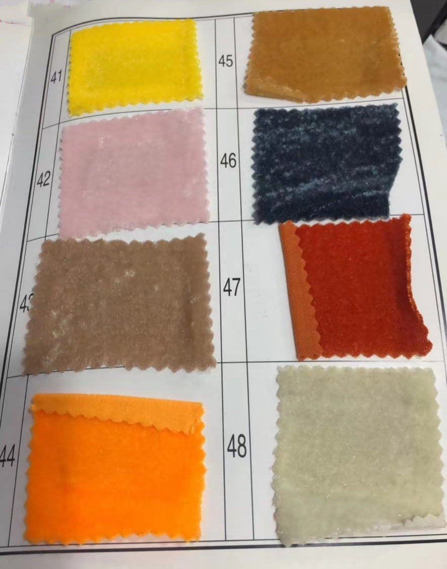 Babyonline wholesale Velvet Swatch-Babyonlinewholesale