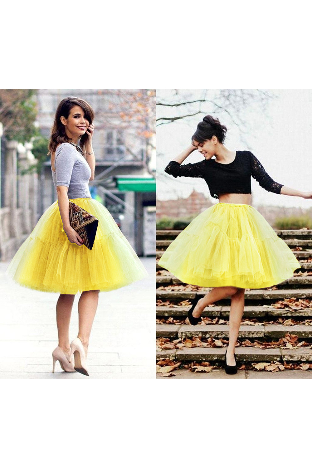 White puffy one size petticoat skirt for celebrating festivals