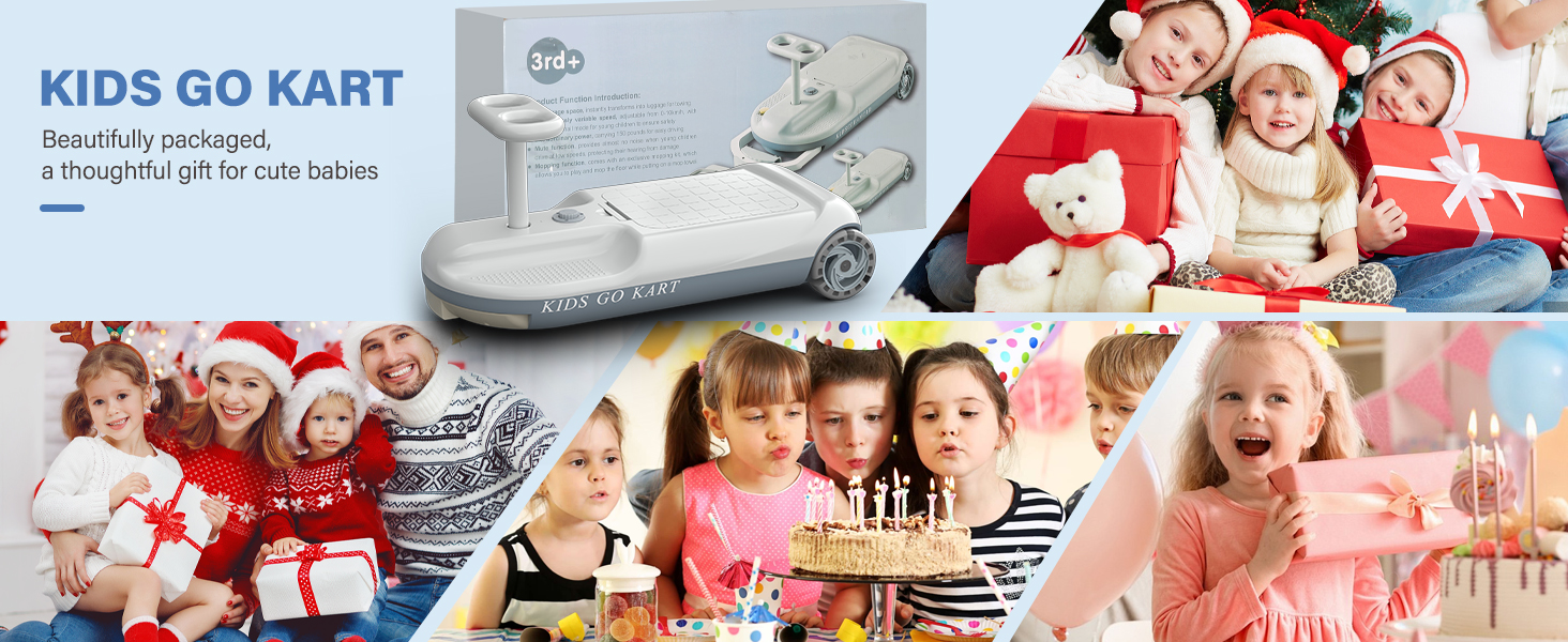 Children can ride in the cleaning car