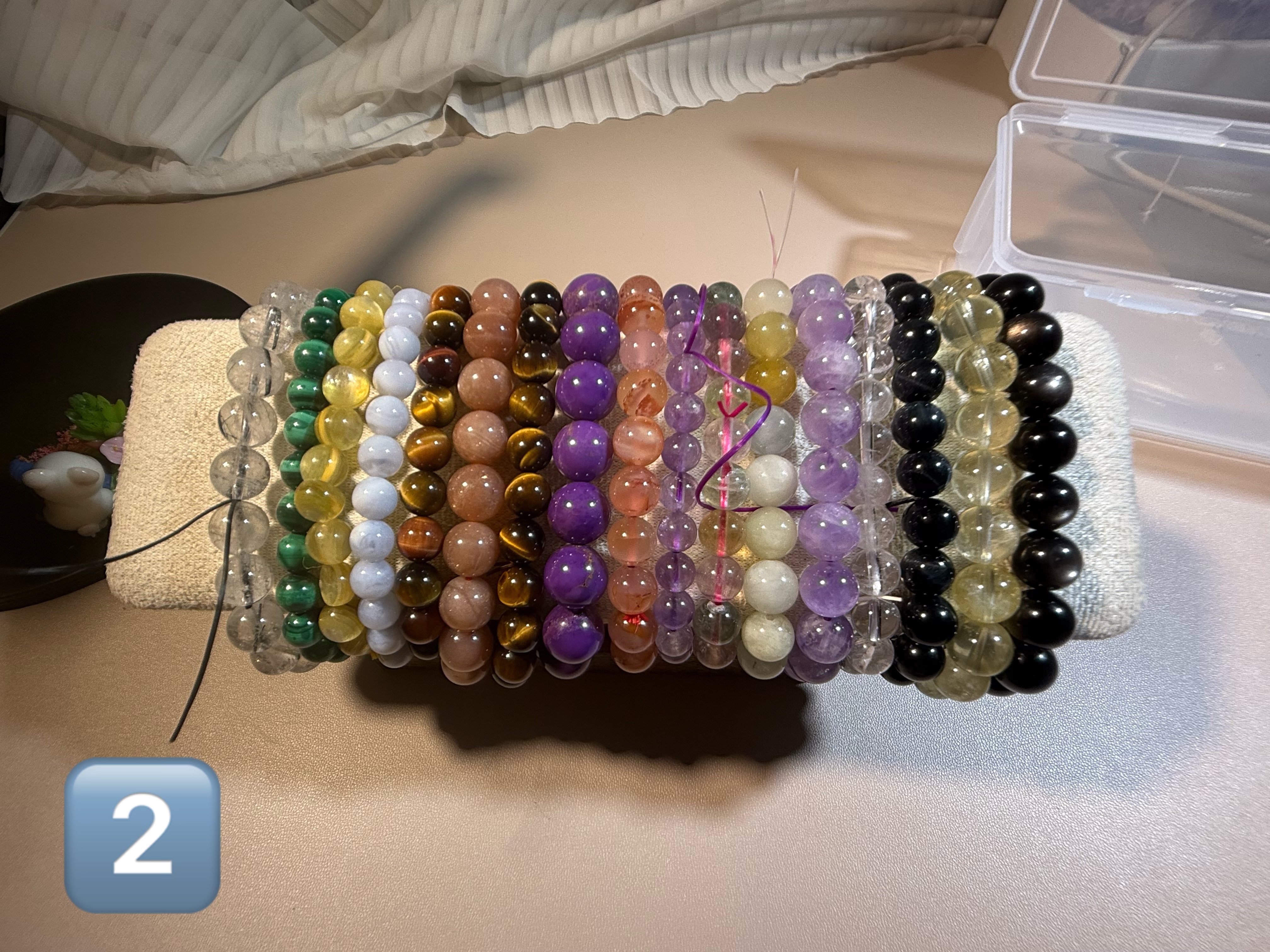 11 PCS RANDOM Bracelets Combs-Differents Sizes, Materials, Qualities