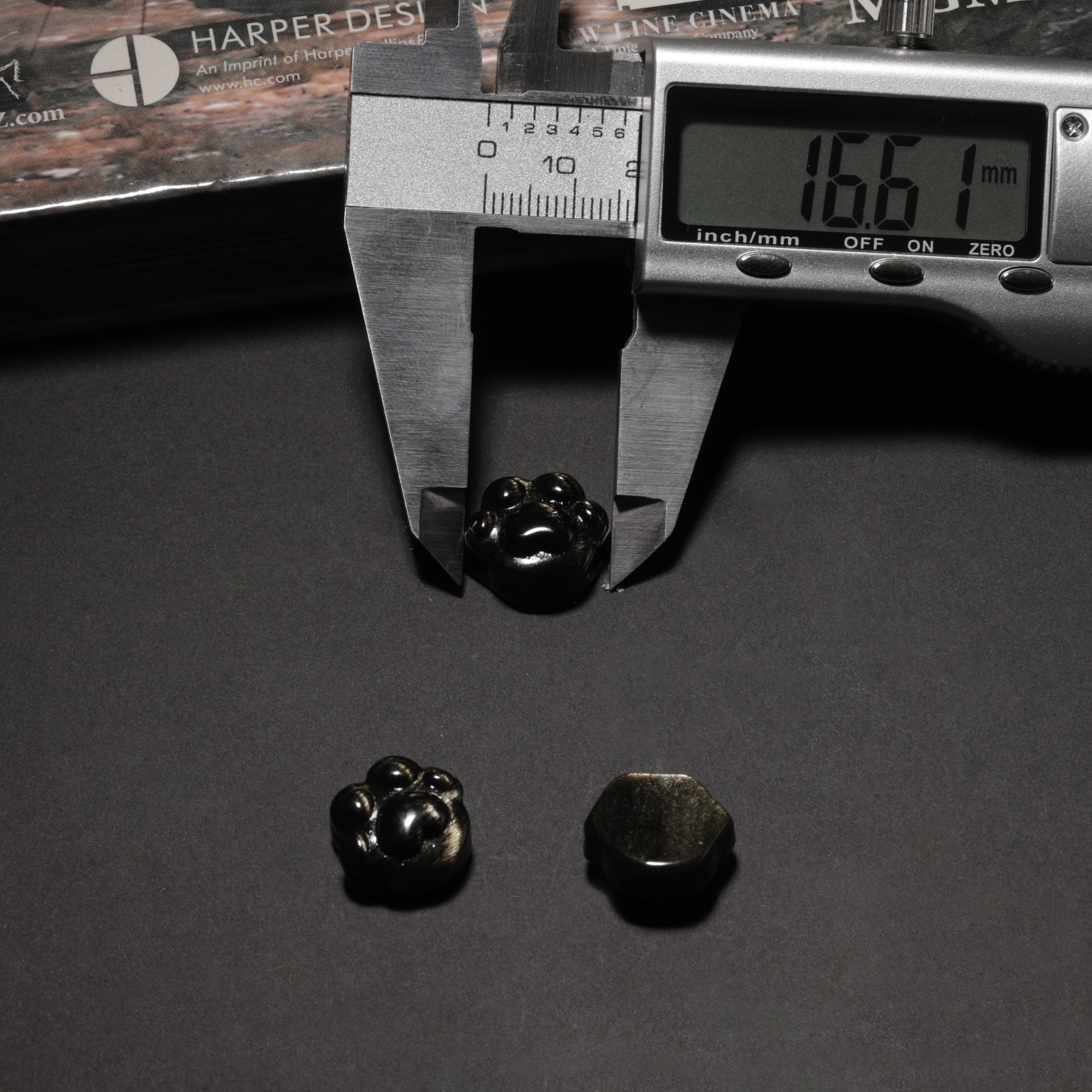 Obsidian Pendant & Bracelets Charms