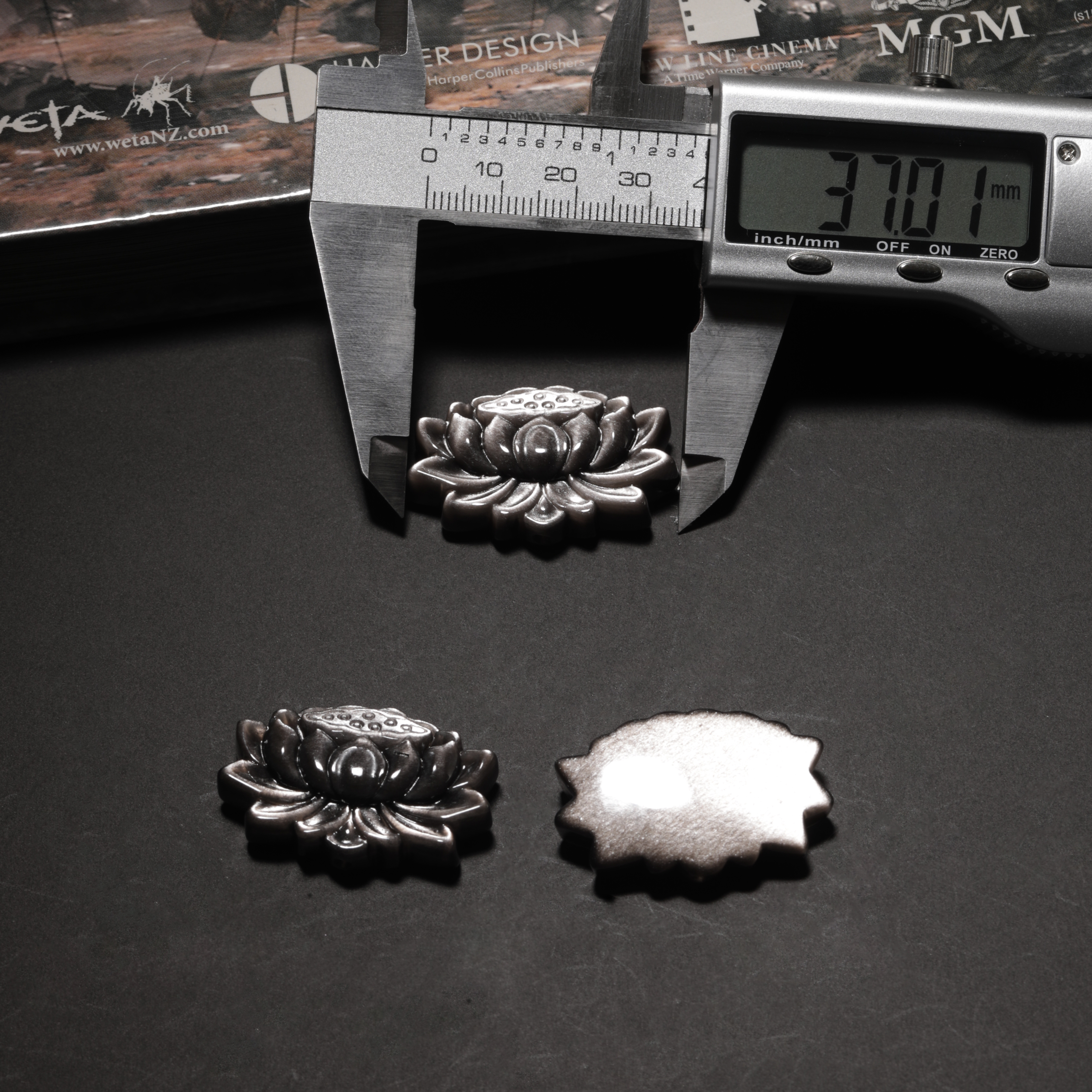 Obsidian Pendant & Bracelets Charms