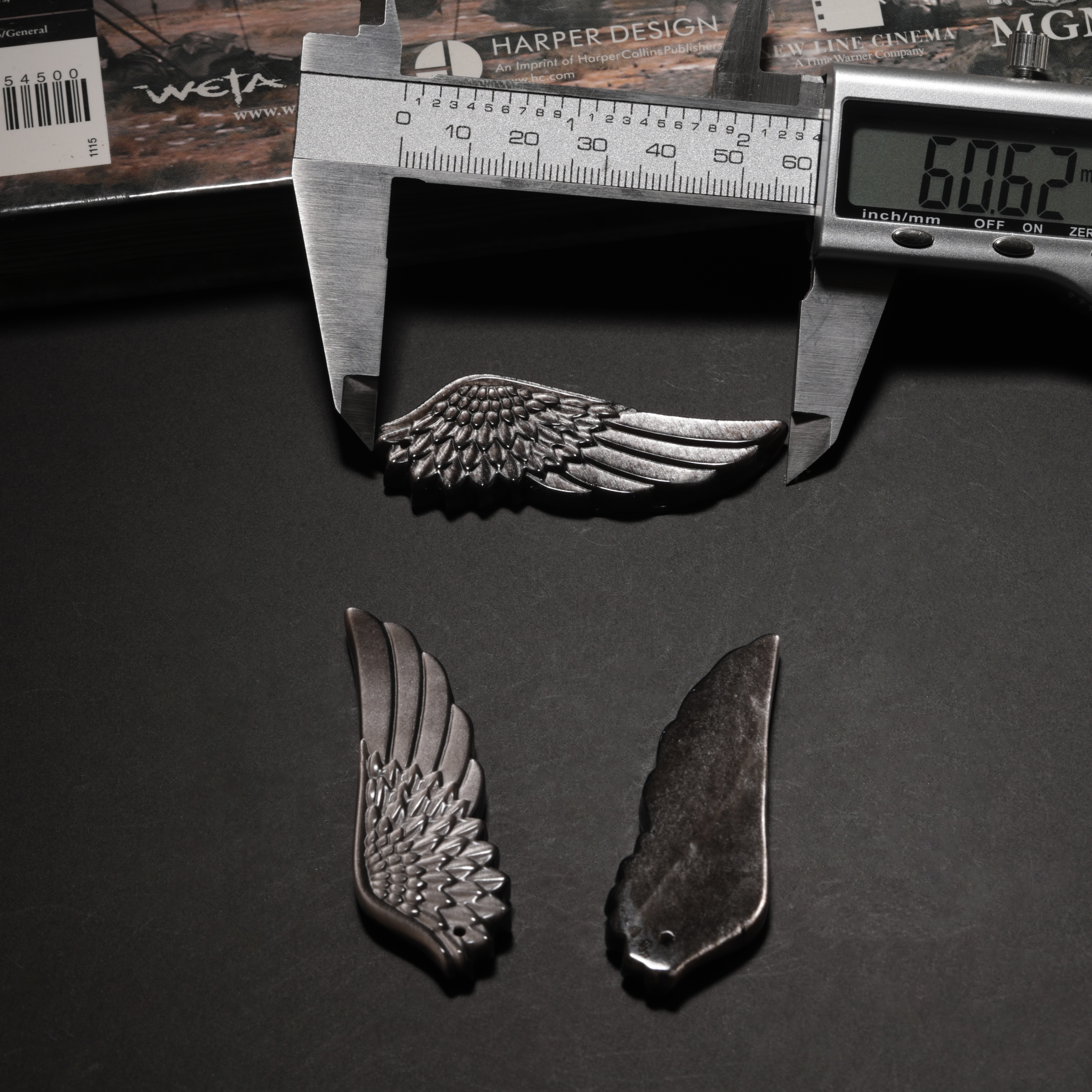 Obsidian Pendant & Bracelets Charms