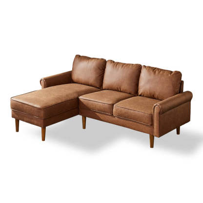 Living Room 81.50" Wide Sectional Chaise Sofa, L-Shaped Couch