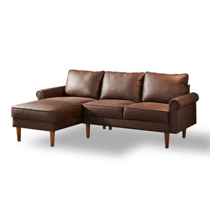 Living Room 81.50" Wide Sectional Chaise Sofa, L-Shaped Couch