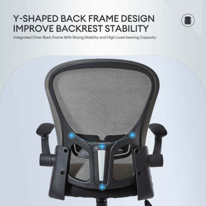 Ergonomic Adjustable Mesh Office Chair, Lumbar Support, 4 Colors