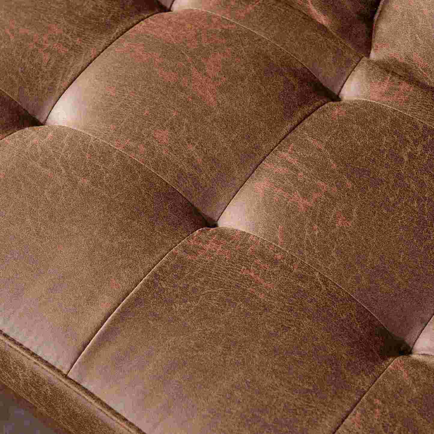 83.07'' Mid Century Sectional Chaise Sofa, L-Shaped Couch