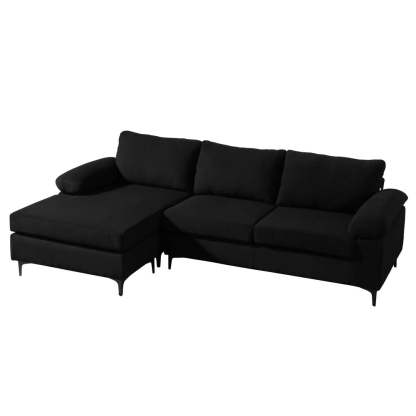 Living Room Sofa Reversible Chaise 100.40" Wide with Ottoman