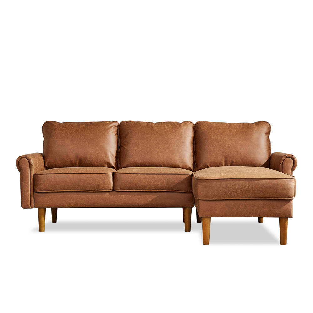 Living Room 81.50" Wide Sectional Chaise Sofa, L-Shaped Couch