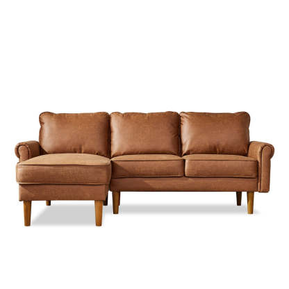 Living Room 81.50" Wide Sectional Chaise Sofa, L-Shaped Couch